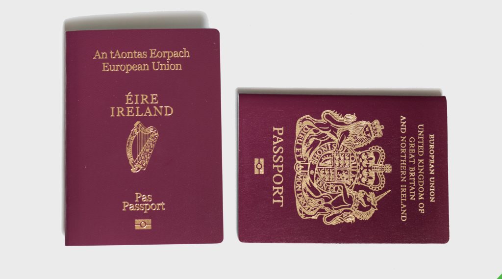 Irish Passport Application from the UK