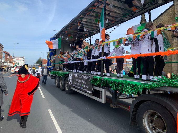 manchester st patricks day parade 2025 nissan