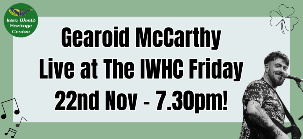 Gearoid McCarthy Live in Manchester