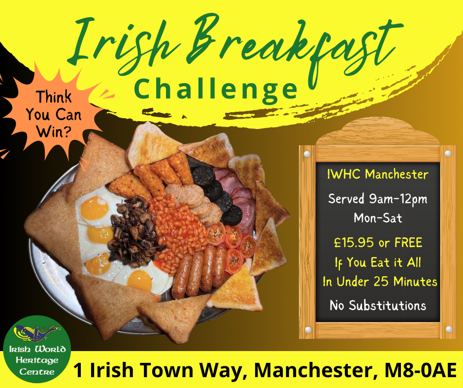 Irish Breakfast Challenge at the IWHC Manchester